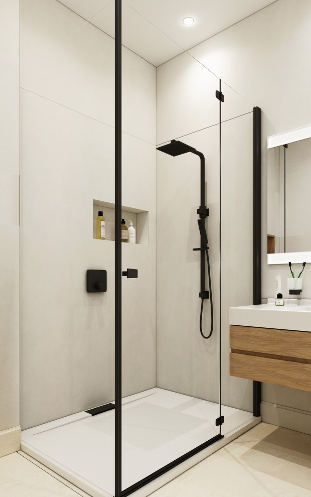 Основной санузел в ЖК "Пресня Сити"