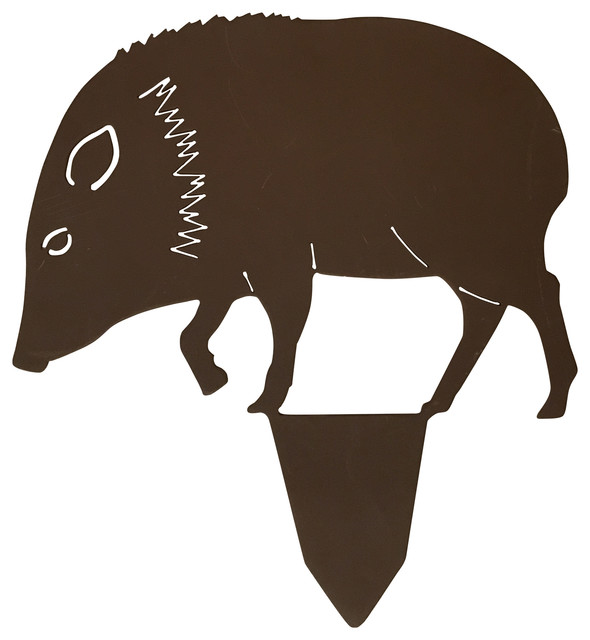 Yard Art Javelina Rustic Garden Statues And Yard Art by Horsefly