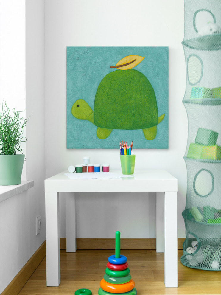 Design ideas for a contemporary kids' room in Los Angeles.