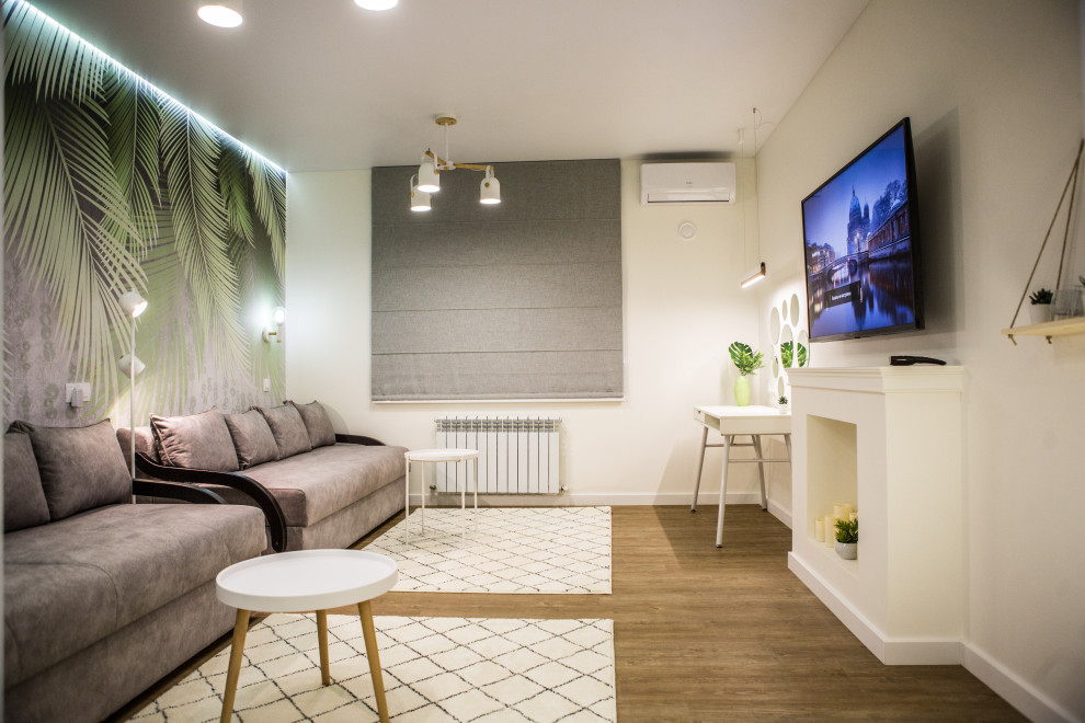 Гостиная сканди