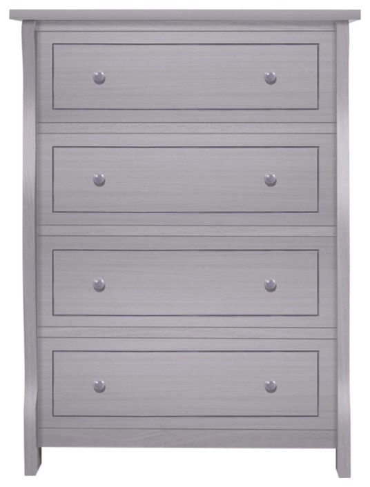 Sorelle Princeton Elite 4 Drawer Dresser in Espresso Transitional