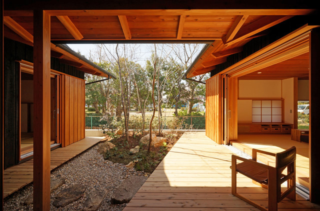 上西の家 Asiatisch Wohnzimmer Sonstige Von 有限会社扇建築工房 Houzz