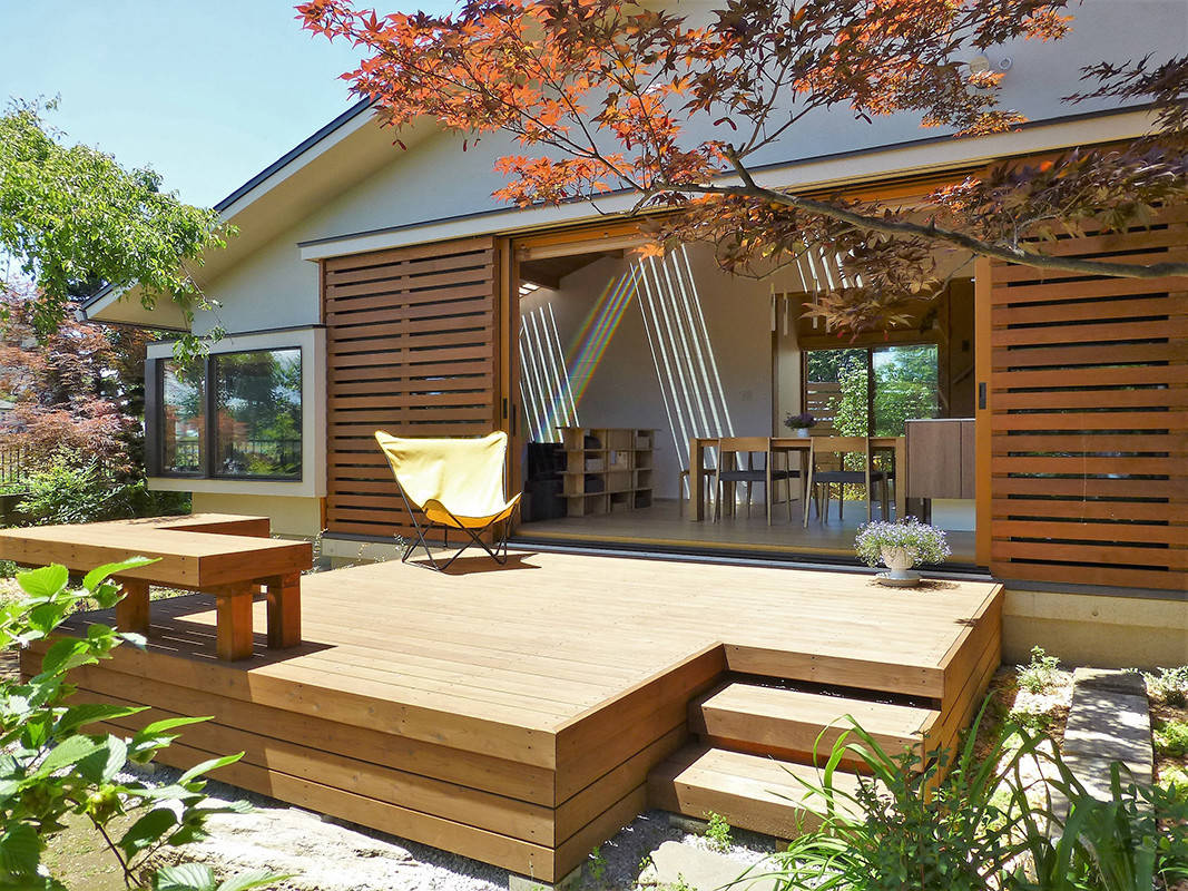 和風のおしゃれなウッドデッキの画像 75選 22年10月 Houzz ハウズ