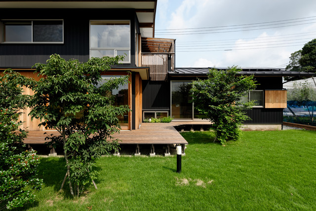 蓮田の家 Japones Terraza Y Balcon Otras Zonas De 野口修一 野口修アーキテクツアトリエ Houzz