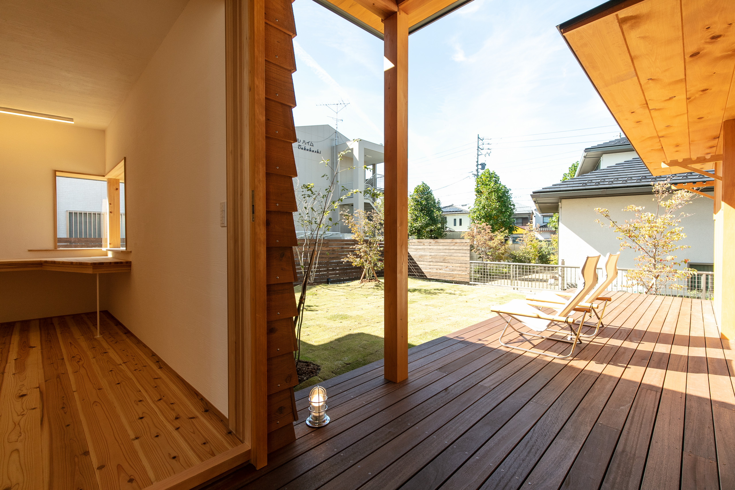 離れとウッドデッキ Deck Other By いがみ建築工房 Houzz