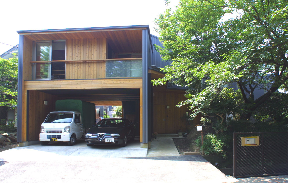茅ヶ崎の家 Contemporary Garage Yokohama By 長谷川建築デザインオフィス Hasegawadesign 茅ヶ崎の家 Contemporary Garage Yokohama By 長谷川建築デザインオフィス Hasegawadesign
