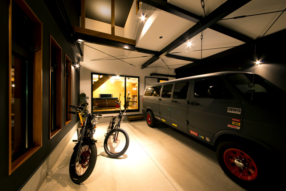 重量鉄骨 自然素材の家 Farmhouse Garage Other By Quareal 千葉大輔 Houzz