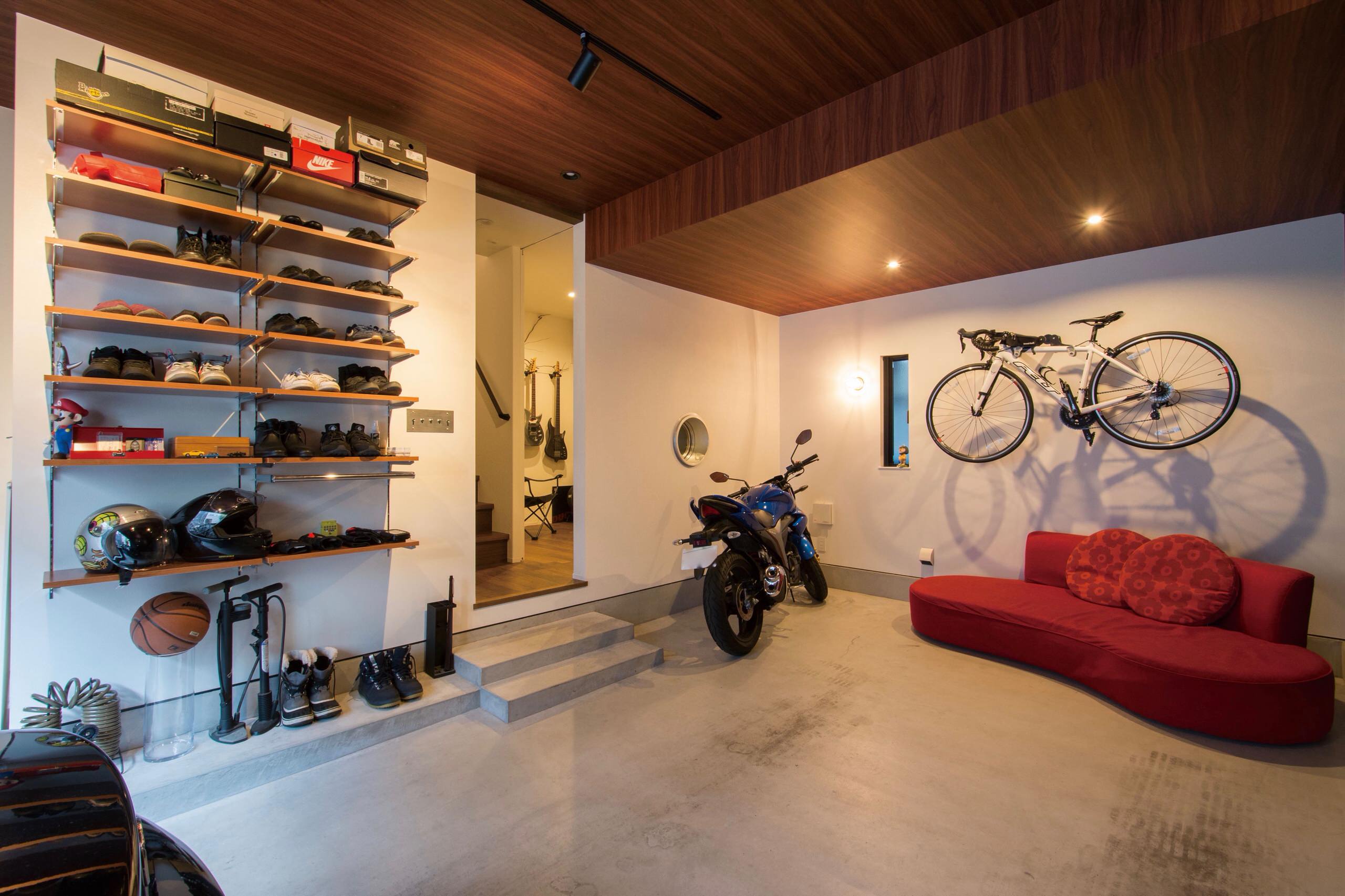 おしゃれなガレージの画像 21年10月 Houzz ハウズ