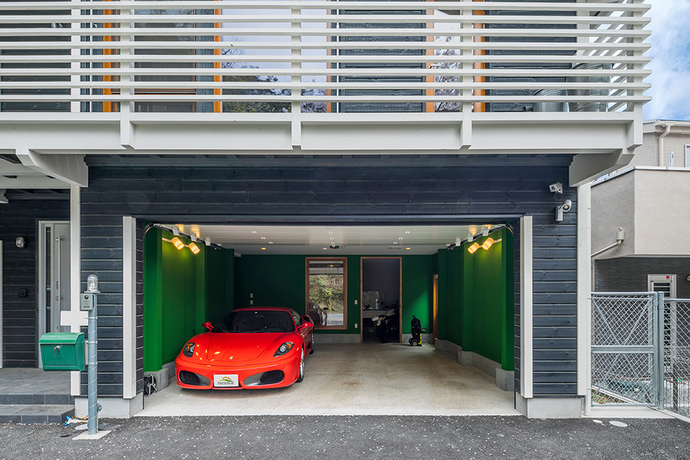 G Residence Scandinavian Garage Other By ログハウスと木の家のランタサルミ Houzz