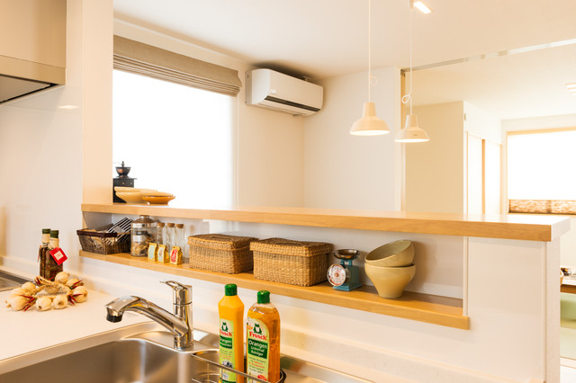それぞれ自由に過ごせる居場所を持ちながら家族を感じる家 Nordico Cocina Otras Zonas De フクダハウジング株式会社 Houzz