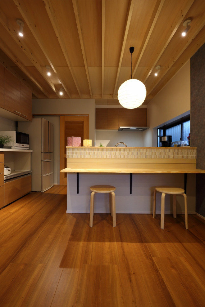 やさしい木々に包まれて 和風モダンの住まい Lixil Menber S Contest16入賞作 Craftsman Kitchen Other By Resum リズム Re 住む 日東エネルギー株式会社 リフォーム事業部 Houzz