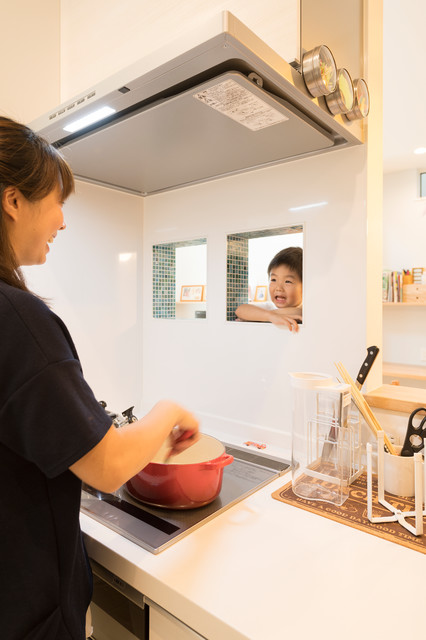 キッチンの小窓 Cuisine Kyoto Par Keiji 一級建築士事務所 Houzz