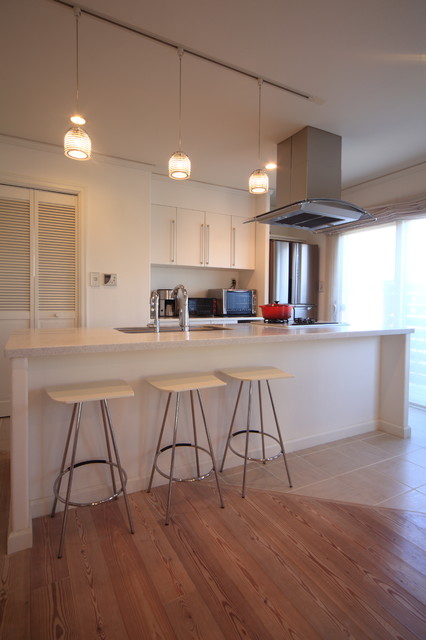 キッチン Eclectico Cocina Nagoya De フロンヴィルホームズ名古屋株式会社 Houzz