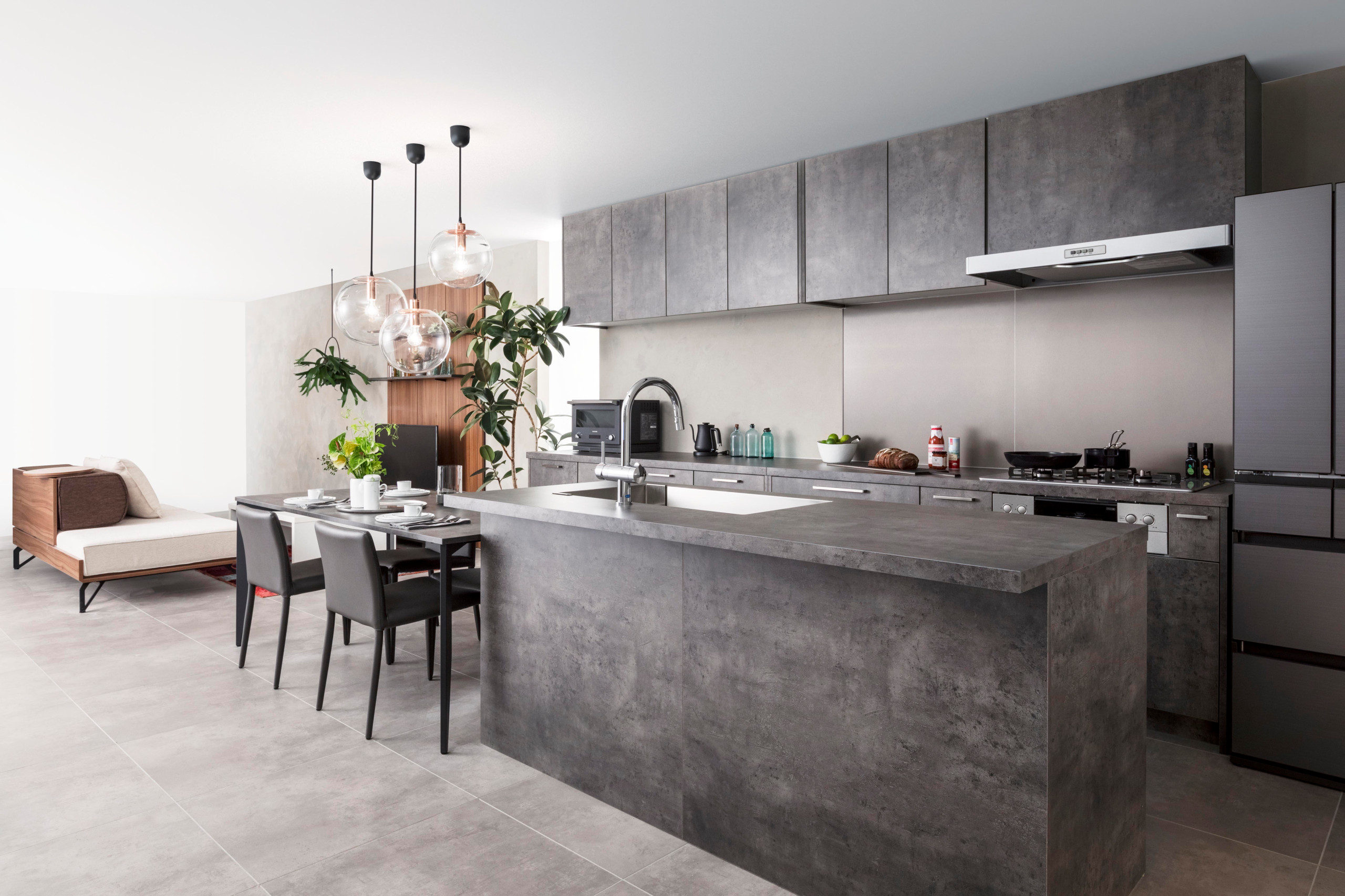 おしゃれなダイニングキッチンの画像 75選 2021年11月 Houzz ハウズ
