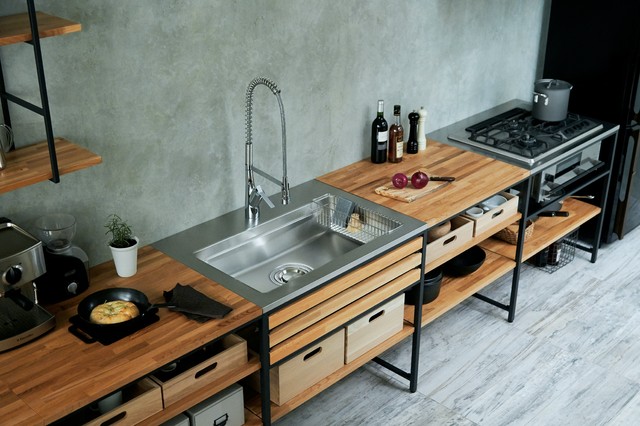 フレームキッチン - Industrial - Kitchen - Other - by 株式会社 