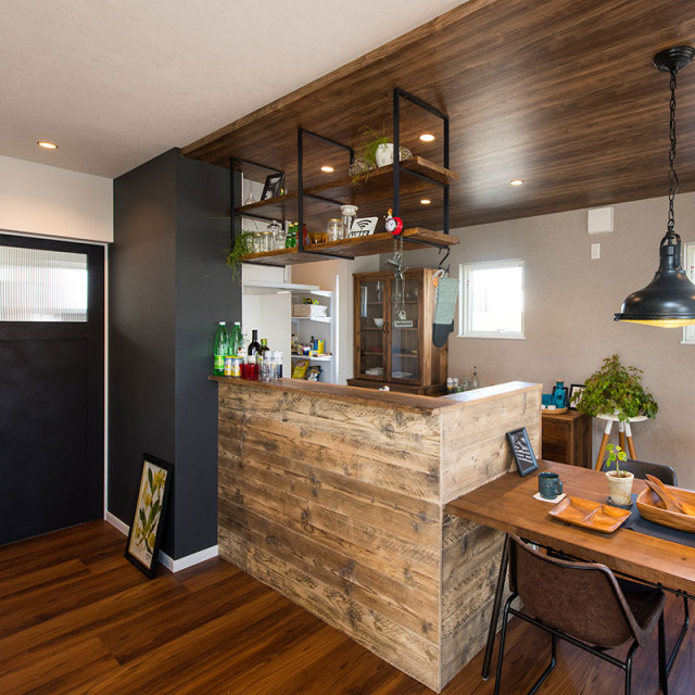 モデルハウス キッチンカウンター Industriel Cuisine Autres Perimetres Houzz