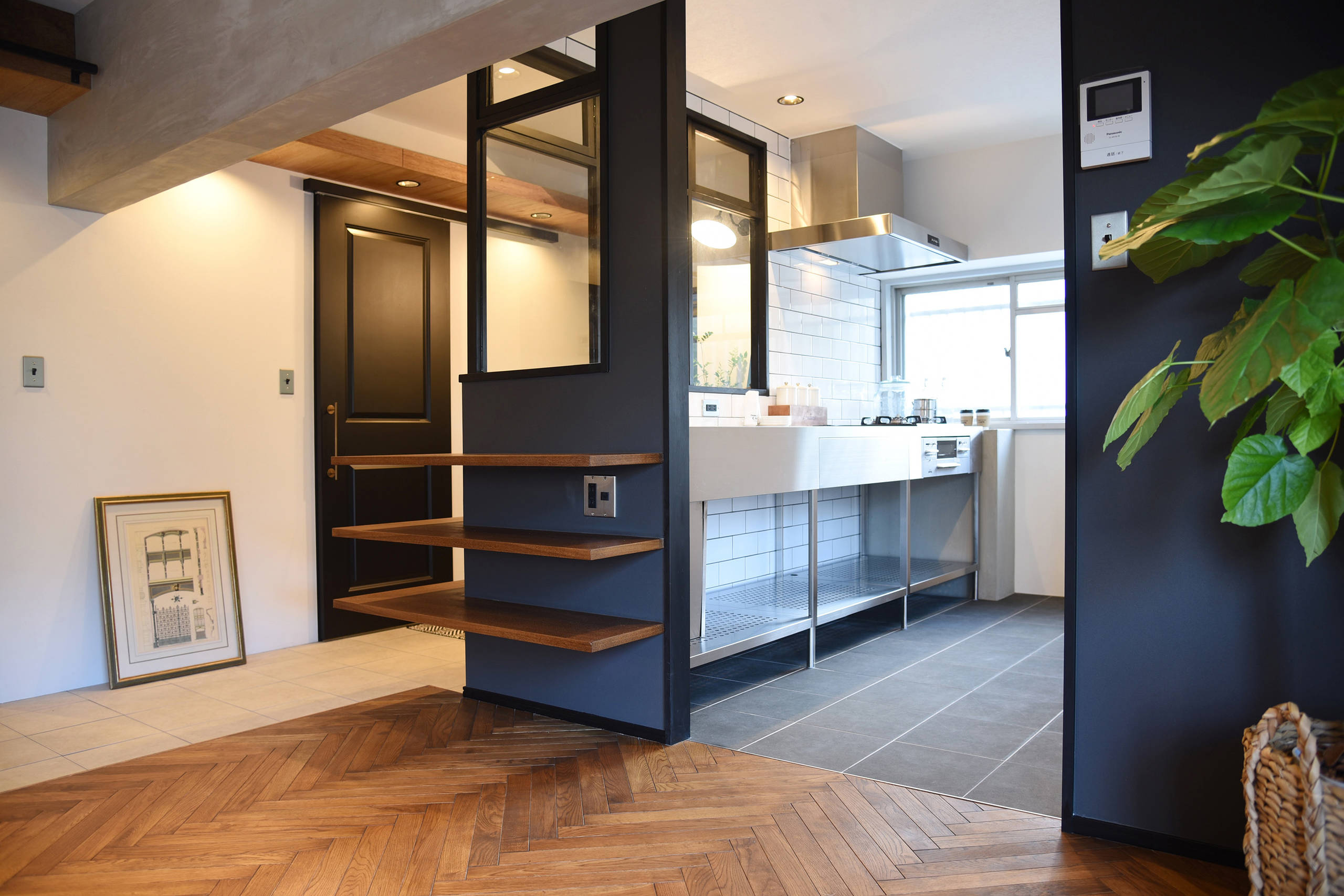 リノベーション ローレルハイツ南福岡 Industrial Kitchen Fukuoka By Think Style 株式会社シンクスタイル Houzz