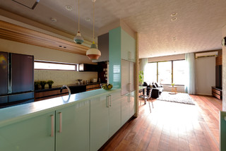 リビングは家族のオアシス 書斎は男のロマン Modern Kitchen Other By 創造工舎 フラン事業部 Houzz