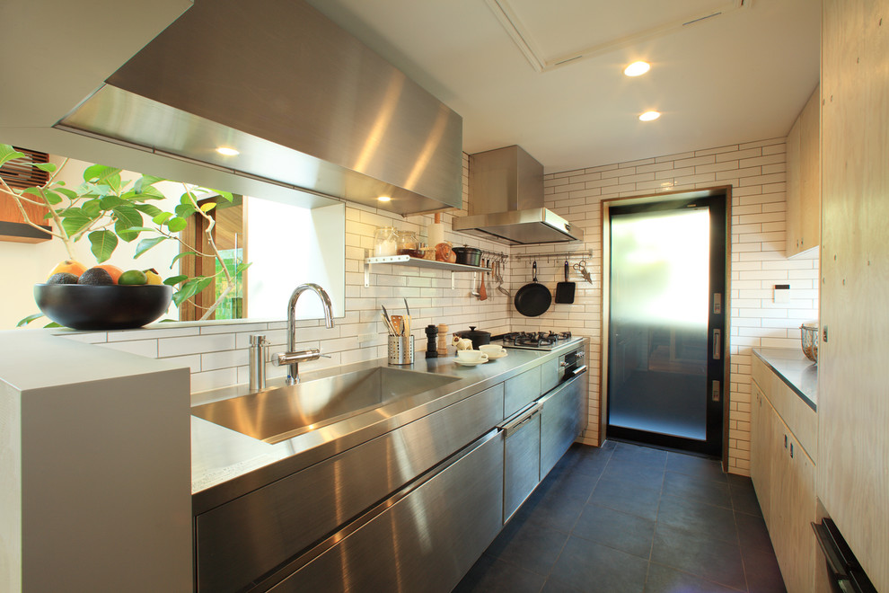 世田谷の家 Industrial Kitchen Tokyo By Type Seven タイプセブン Houzz