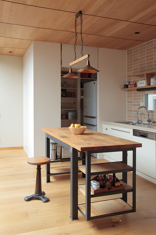 上手に収納 おしゃれなキッチンパントリーの事例集 Houzz ハウズ