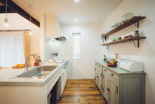 おしゃれなキッチン タイルカウンター の画像 21年7月 Houzz ハウズ