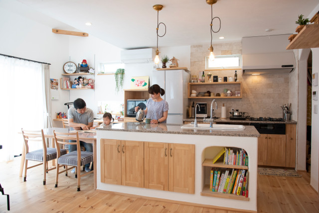 家族団らんのダイニングキッチン カントリー キッチン 他の地域 株式会社モスハウス田端 Houzz ハウズ 家族団らんのダイニングキッチン カントリー キッチン 他の地域 株式会社モスハウス田端 Houzz ハウズ