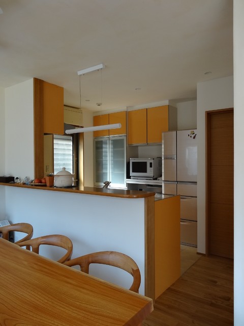 広い庭のある家 キッチン Nordico Cocina Tokio De 金子智子建築設計室 一級建築士事務所 Houzz