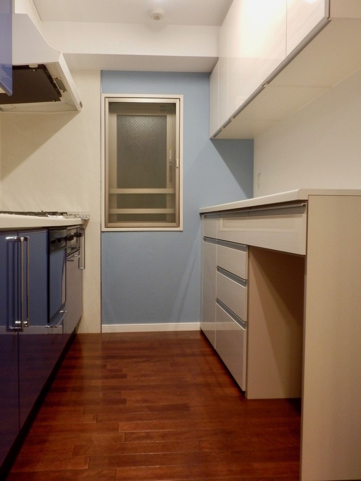 広さの邪魔をしない シンプルキッチン収納 Modern Kitchen Tokyo By Home Ic Houzz