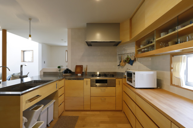 心やすまる家 Rustico Cocina Nagoya De 悠らり建築事務所 Houzz