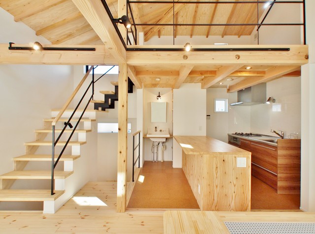 格子壁の住宅 北欧 キッチン 他の地域 ユウ建築設計室 Houzz ハウズ 格子壁の住宅 北欧 キッチン 他の地域 ユウ建築設計室 Houzz ハウズ