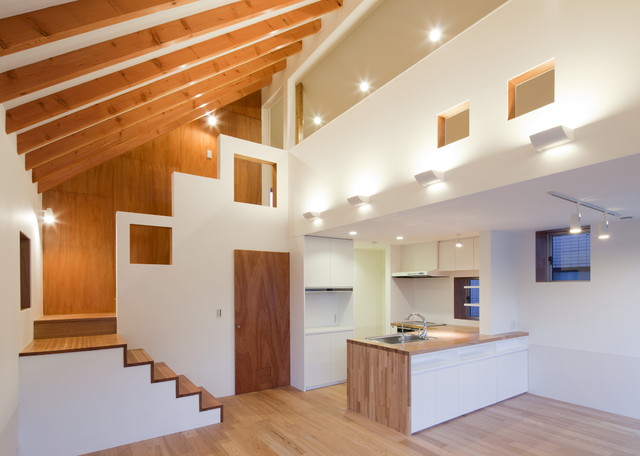 猫と暮らす家 キッチン 東京23区 Unico Design ウニコデザイン一級建築士事務所 Houzz ハウズ