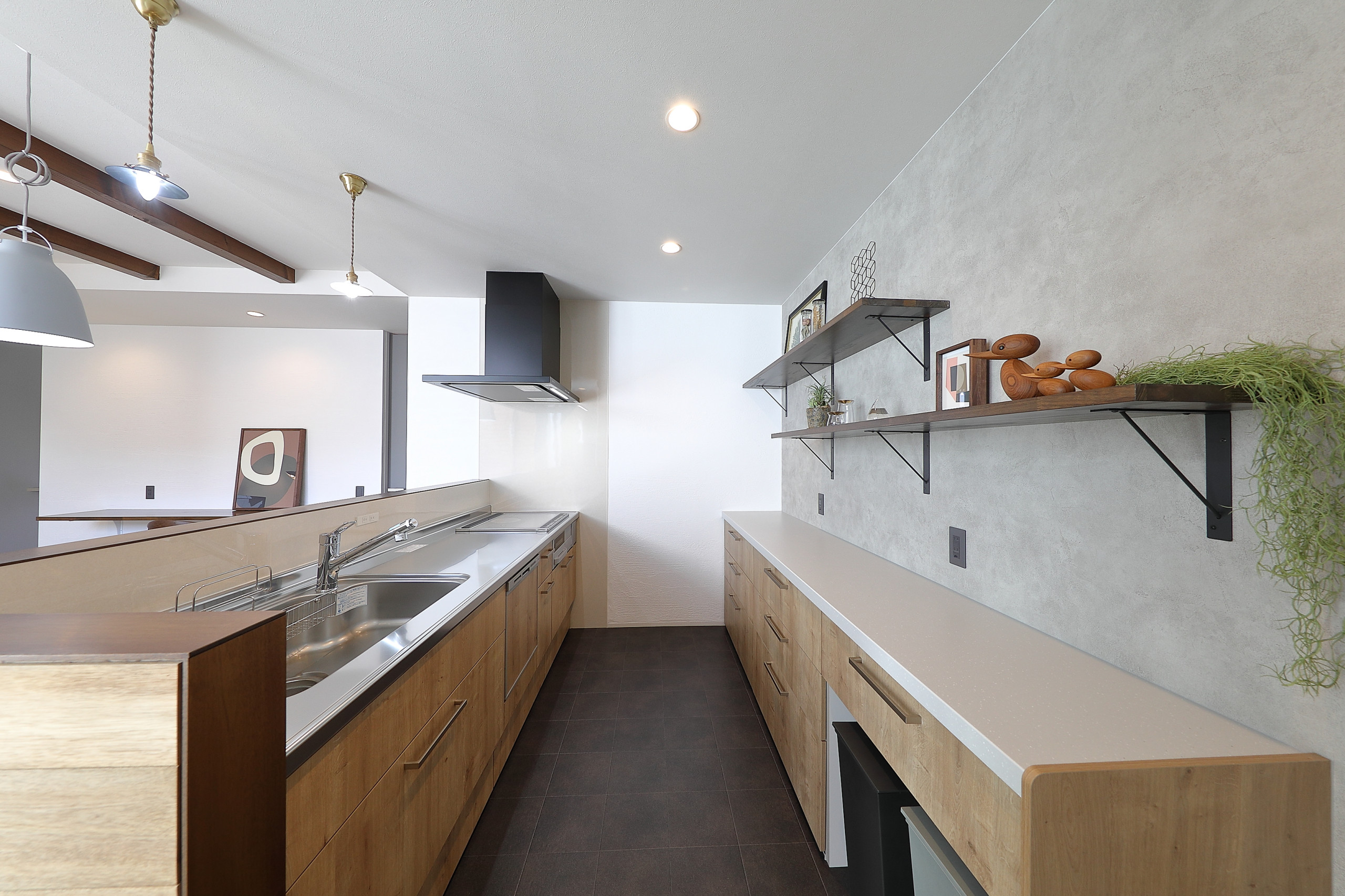 生活感を見せないカフェのような空間 Modern Kitchen Other By 有限会社喜々津ホーム Houzz