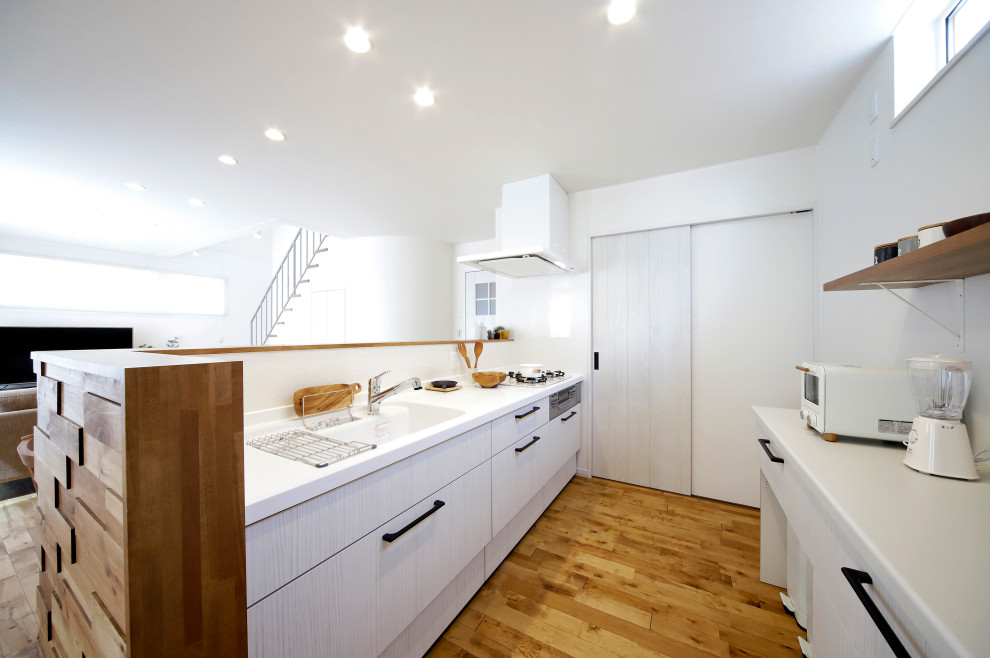 矢代町モデルハウス Farmhouse Kitchen Sapporo By 豊栄建設株式会社 Houzz