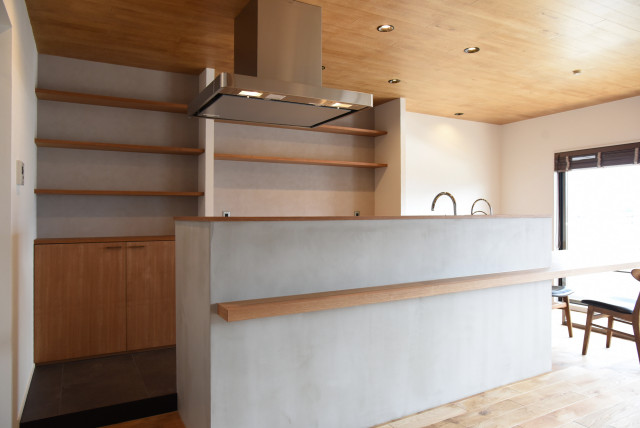 福岡市南区 2ldk Wic ロフト マンションリノベーション Industriel Cuisine Fukuoka Par Trunk Design Office Houzz