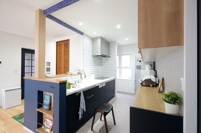 自然素材を使ったナチュラルな家 コンテンポラリー キッチン 他の地域 株式会社ナイスホーム Houzz ハウズ