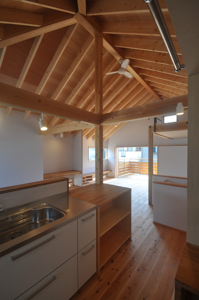 舟底天井の家 Modern Kitchen Tokyo Suburbs By アトリエ スプリング 一級建築士事務所 Houzz