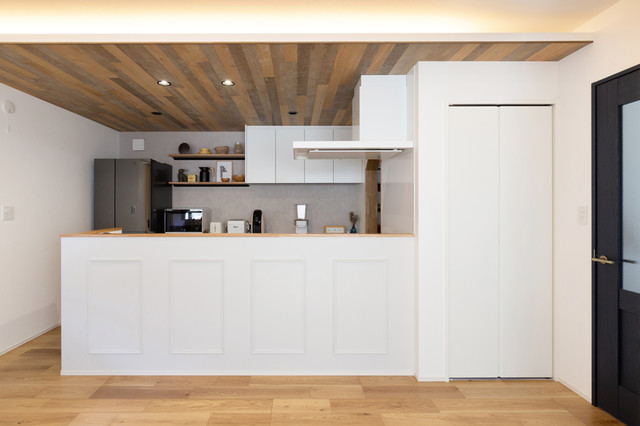 重なる切妻屋根の家 Scandinave Bureau A Domicile Nagoya Par クラシスホーム株式会社 Houzz