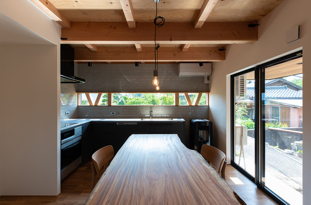 離れの家 Moderne Facade Autres Perimetres Par 株式会社あかがわ建築設計室 Houzz