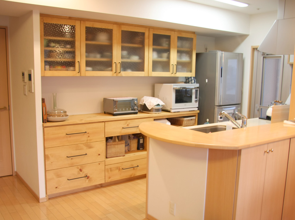 食器棚 キッチンカウンター オーダー家具実例 Rustic Kitchen Other By ナチュラルインテリア専門店 ミヤカグ Houzz