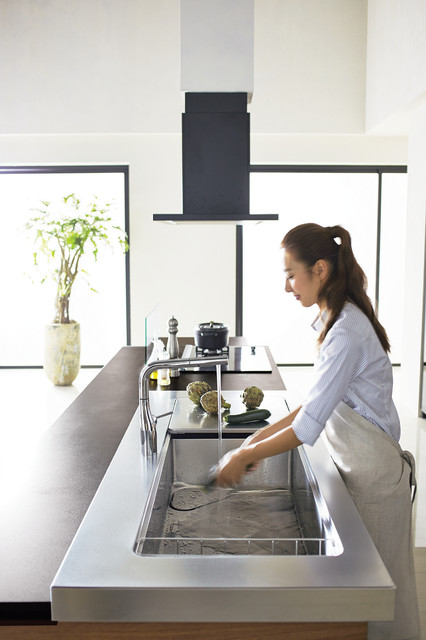 18年2月新登場 ステンレスシステムキッチン Centro Moderne Cuisine Tokyo Par 水まわり工房 クリナップ株式会社 Houzz