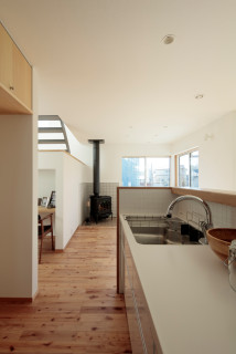 Landing Stove And Half Vault Scandinavian Kitchen Other By 佐久間達也空間計画所 Houzz Landing Stove And Half Vault Scandinavian Kitchen Other By 佐久間達也空間計画所 Houzz