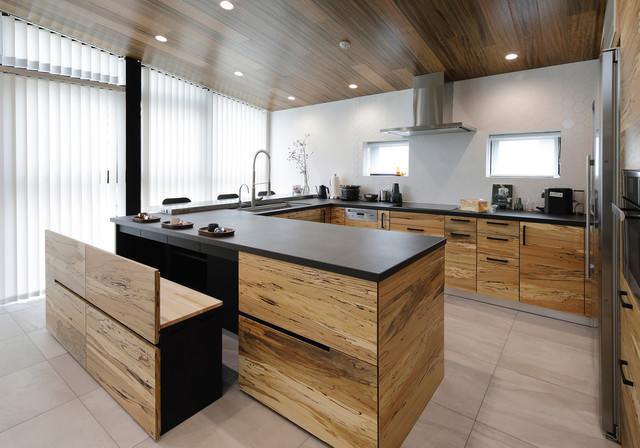 The Wood モダン キッチン 東京23区 腰越耕太建築設計事務所 Houzz ハウズ The Wood モダン キッチン 東京23区 腰越耕太建築設計事務所 Houzz ハウズ