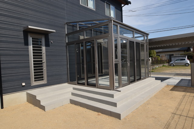 注文住宅設計 福岡県新宮町 サンルームのある家 工務店の家づくり Traditional Conservatory Fukuoka By 清武建設 1級建築士事務所 Houzz Uk