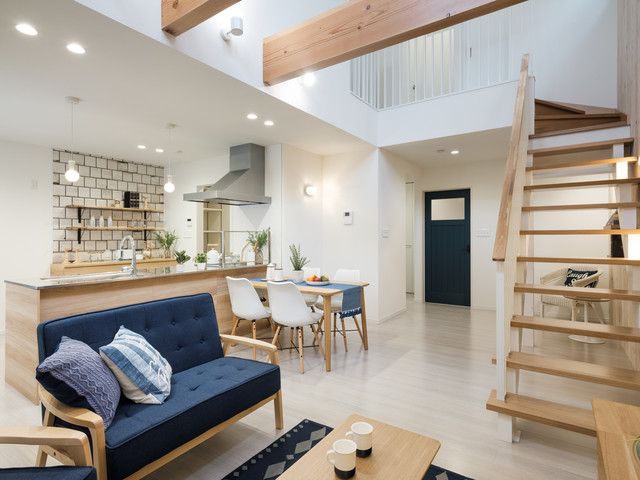 カリフォルニアスタイル ビーチスタイル ダイニング 他の地域 株式会社 君津住宅 Houzz ハウズ