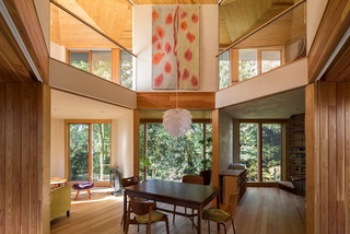 六角形の家 Modern Dining Room Tokyo Suburbs By 平真知子一級建築士事務所 Houzz