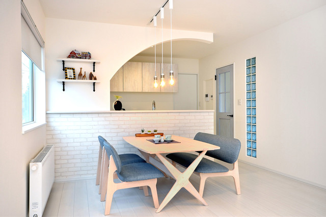 北欧カフェ風のコンパクトなお家 北欧 ダイニング 札幌 Houzz ハウズ