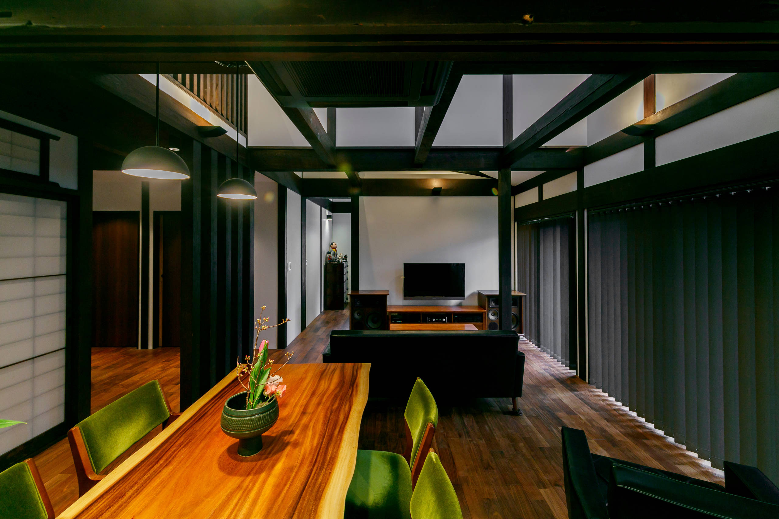 おしゃれな和風のldkのインテリア画像 21年9月 Houzz ハウズ