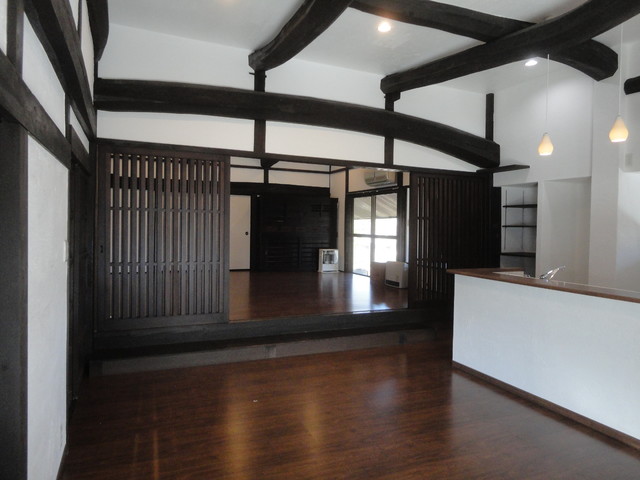 和風モダンになった古民家ldkのある家 Japanese Dining Room Other By 株式会社 小林工務店 Houzz Ie