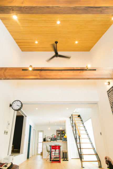 大空間にこだわった自然素材の家 Contemporary Dining Room Other By 有限会社喜々津ホーム Houzz