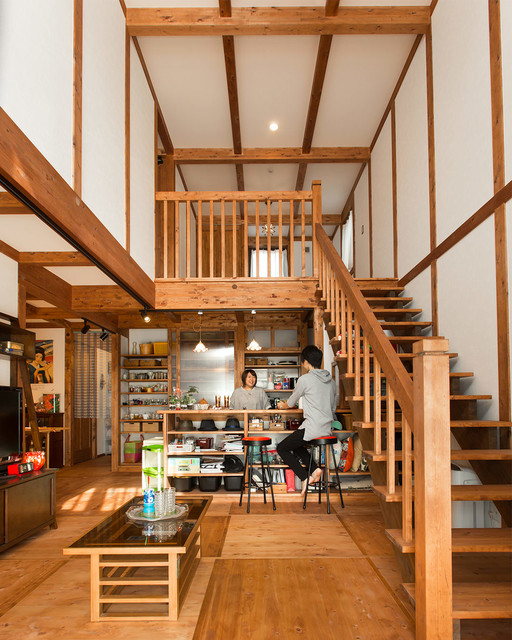 懐かしくて新しいアンティーク レトロな家 Japones Comedor Otras Zonas De サイエンスホーム Houzz